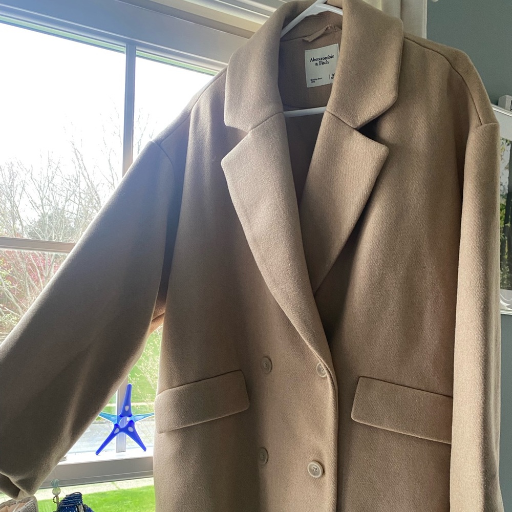Abercrombie & Fitch Wool Blend Short Coat